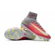 Nike Mercurial Superfly 5 FG Nuovo Scarpe Calcio Rose Grigio Bianco