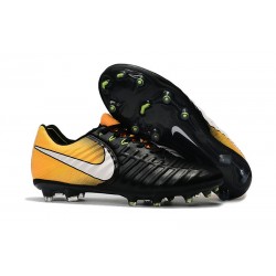 Scarpe Clacio Nike Tiempo Legend VII FG Nuovo Uomo - Nero Giallo