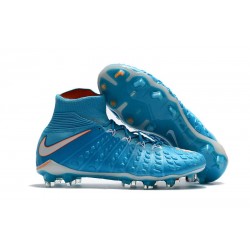 Scarpa Nuovo 2017 Nike Hypervenom Phantom III DF FG ACC - Blu Bianco