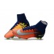 Nike Mercurial Superfly 5 FG Nuovo Scarpe Calcio Arancio Blu Cromo