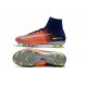 Nike Mercurial Superfly 5 FG Nuovo Scarpe Calcio Arancio Blu Cromo