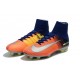 Nike Mercurial Superfly 5 FG Nuovo Scarpe Calcio Arancio Blu Cromo