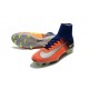 Nike Mercurial Superfly 5 FG Nuovo Scarpe Calcio Arancio Blu Cromo