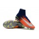 Nike Mercurial Superfly 5 FG Nuovo Scarpe Calcio Arancio Blu Cromo