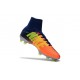 Nike Mercurial Superfly 5 FG Nuovo Scarpe Calcio Arancio Blu Cromo