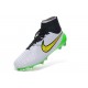 Scarpe da Calcio Uomo Nike Magista Obra FG Bianco Verde Veleno Nero