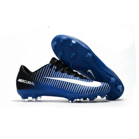 Nike Mercurial Vapor XI FG Scarpe Calcio Uomo - Blu Bianco Nero