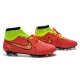 Scarpe da Calcio Uomo Nike Magista Obra FG Rosso Oro Volt