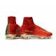 Nike Mercurial Superfly 5 CR7 FG Nuovo Scarpe Calcio Rosso Oro