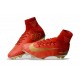 Nike Mercurial Superfly 5 CR7 FG Nuovo Scarpe Calcio Rosso Oro