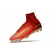 Nike Mercurial Superfly 5 CR7 FG Nuovo Scarpe Calcio Rosso Oro