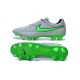 Scarpini Calcio Nike Tiempo Legend V FG Uomo Grigio Lupo Verde