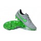 Scarpini Calcio Nike Tiempo Legend V FG Uomo Grigio Lupo Verde