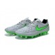 Scarpini Calcio Nike Tiempo Legend V FG Uomo Grigio Lupo Verde