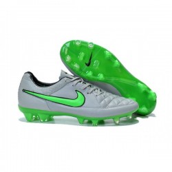 Scarpini Calcio Nike Tiempo Legend V FG Uomo Grigio Lupo Verde