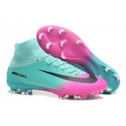 Nike Mercurial Superfly 5 FG Nuovo Scarpe Calcio Rosa Blu