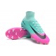 Nike Mercurial Superfly 5 FG Nuovo Scarpe Calcio Rosa Blu