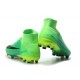 Nike Mercurial Superfly 5 FG Nuovo Scarpe Calcio Verde Nero