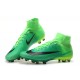 Nike Mercurial Superfly 5 FG Nuovo Scarpe Calcio Verde Nero