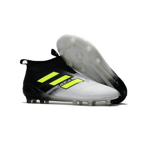 adidas Nuove Calcio Scarpa Ace17+ Purecontrol FG (Nero Bianco Jaune)