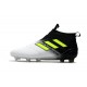 adidas Nuove Calcio Scarpa Ace17+ Purecontrol FG (Nero Bianco Jaune)