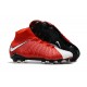 Nike Scarpe Calcio - Hypervenom Phantom III DF FG Rosso Bianco