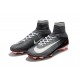 Nike 2017 Mercurial Superfly V FG ACC Uomo Scarpa Nero Grigio Bianco