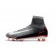 Nike 2017 Mercurial Superfly V FG ACC Uomo Scarpa Nero Grigio Bianco