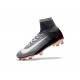 Nike 2017 Mercurial Superfly V FG ACC Uomo Scarpa Nero Grigio Bianco