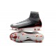 Nike 2017 Mercurial Superfly V FG ACC Uomo Scarpa Nero Grigio Bianco