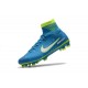 Nike 2017 Mercurial Superfly V FG ACC Neymar Scarpa Blu Bianco