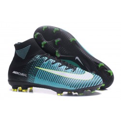 Nike 2017 Mercurial Superfly V FG ACC Uomo Scarpa Blu Bianco