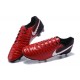 Scarpe Clacio Nike Tiempo Legend VII FG Nuovo Uomo - Rosso Bianco