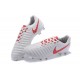 Scarpe Clacio Nike Tiempo Legend VII FG Nuovo Uomo - Bianco Rosso