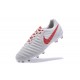 Scarpe Clacio Nike Tiempo Legend VII FG Nuovo Uomo - Bianco Rosso