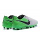 Nike Tiempo Legend 7 FG Pelle di Canguro Scarpa - Bianco Verde