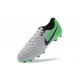 Nike Tiempo Legend 7 FG Pelle di Canguro Scarpa - Bianco Verde