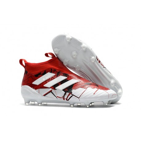 Scarpe Calcio 2017 adidas Ace17+ Purecontrol FG (Rosso Bianco)