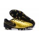 Scarpe Clacio Nike Tiempo Legend VII FG Nuovo Uomo - Oro Nero