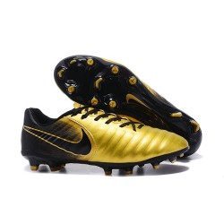 Scarpe Clacio Nike Tiempo Legend VII FG Nuovo Uomo - Oro Nero