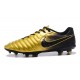 Scarpe Clacio Nike Tiempo Legend VII FG Nuovo Uomo - Oro Nero