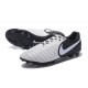 Nike Tiempo Legend 7 FG Pelle di Canguro Scarpa - Bianco Nero