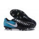 Nike Tiempo Legend 7 FG Pelle di Canguro Scarpa - Nero Blu