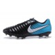 Nike Tiempo Legend 7 FG Pelle di Canguro Scarpa - Nero Blu