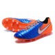 Nike Tiempo Legend 7 FG Pelle di Canguro Scarpa - Blu Arancio