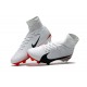 Nike 2017 Mercurial Superfly V FG ACC Uomo Scarpa Bianco Rosso Nero