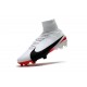 Nike 2017 Mercurial Superfly V FG ACC Uomo Scarpa Bianco Rosso Nero