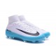 Nike 2017 Mercurial Superfly V FG ACC Uomo Scarpa Bianco Blu