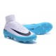 Nike 2017 Mercurial Superfly V FG ACC Uomo Scarpa Bianco Blu