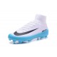 Nike 2017 Mercurial Superfly V FG ACC Uomo Scarpa Bianco Blu